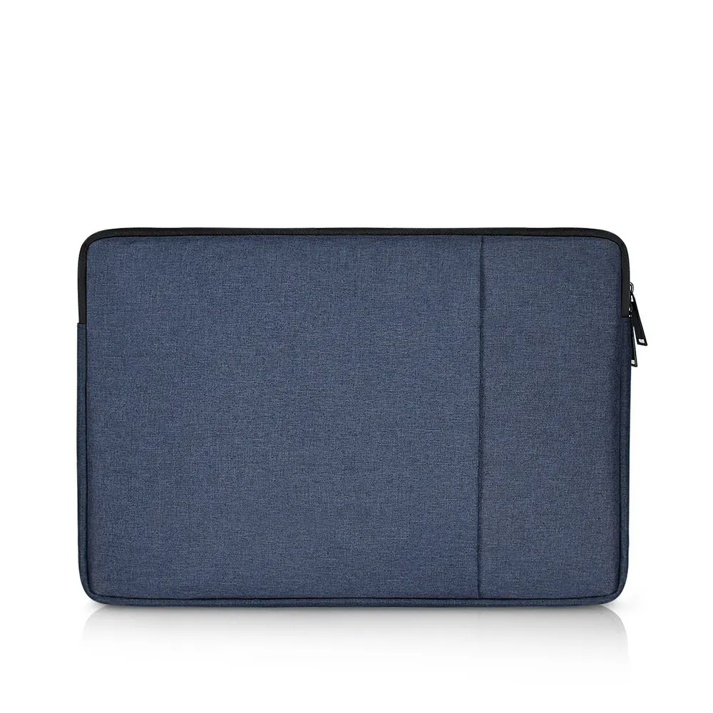 navy Для ноутбука сумка для ноутбука с карманом для ноутбука MacBook Air Pro ратина 11,6/13,3/15,6 дюймов/11/12/13/14/15 дюймов Тетрадь чехол КРЫШКА ДЛЯ Dell hp - Цвет: navy
