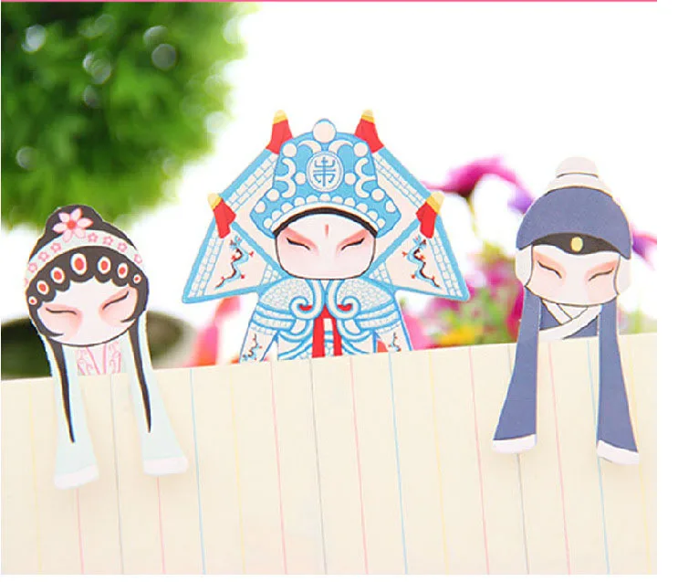 Новинка 2017 Классический китайский стиль милые бумажные закладки маркеры для