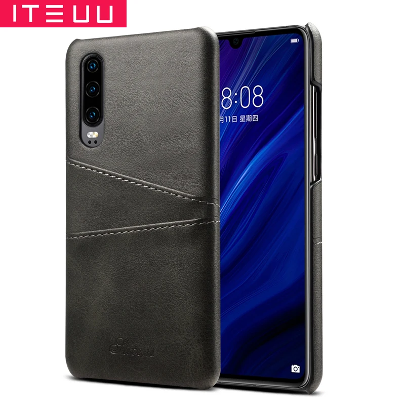 ITEUU P30 P30PRO ретро кожаный чехол для Huawei PRO чехлы с отделением карт Высокое качество