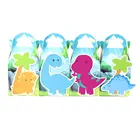 Подарочная коробка для конфет с изображением динозавра, Подарочная коробка для кексов, детские товары для дня рождения, украшения, товары для вечеринок