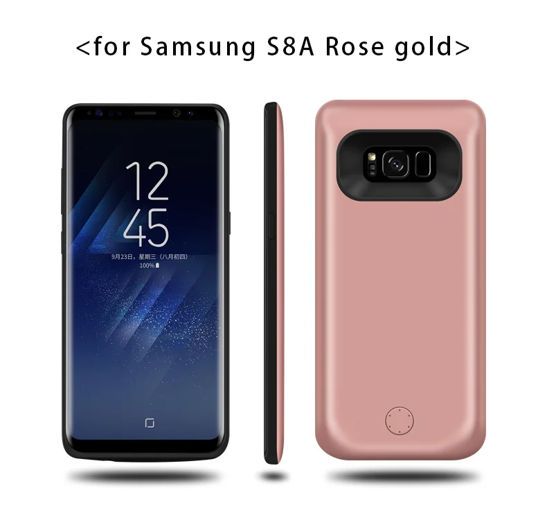 VVKing 6500 мАч/5000 мАч чехол для зарядного устройства для samsung Galaxy S8 S8 plus внешний аккумулятор чехол для зарядки ультра тонкий внешний аккумулятор зарядное устройство