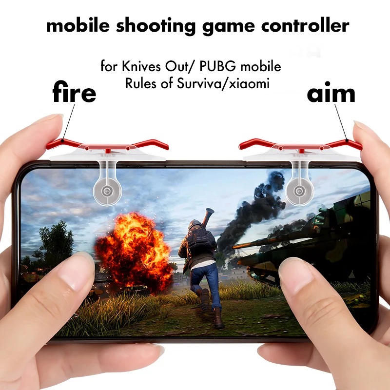 HEYNOW мобильный игровой контроллер для PUBG чувствительный L1/R1 стрелок Кнопка