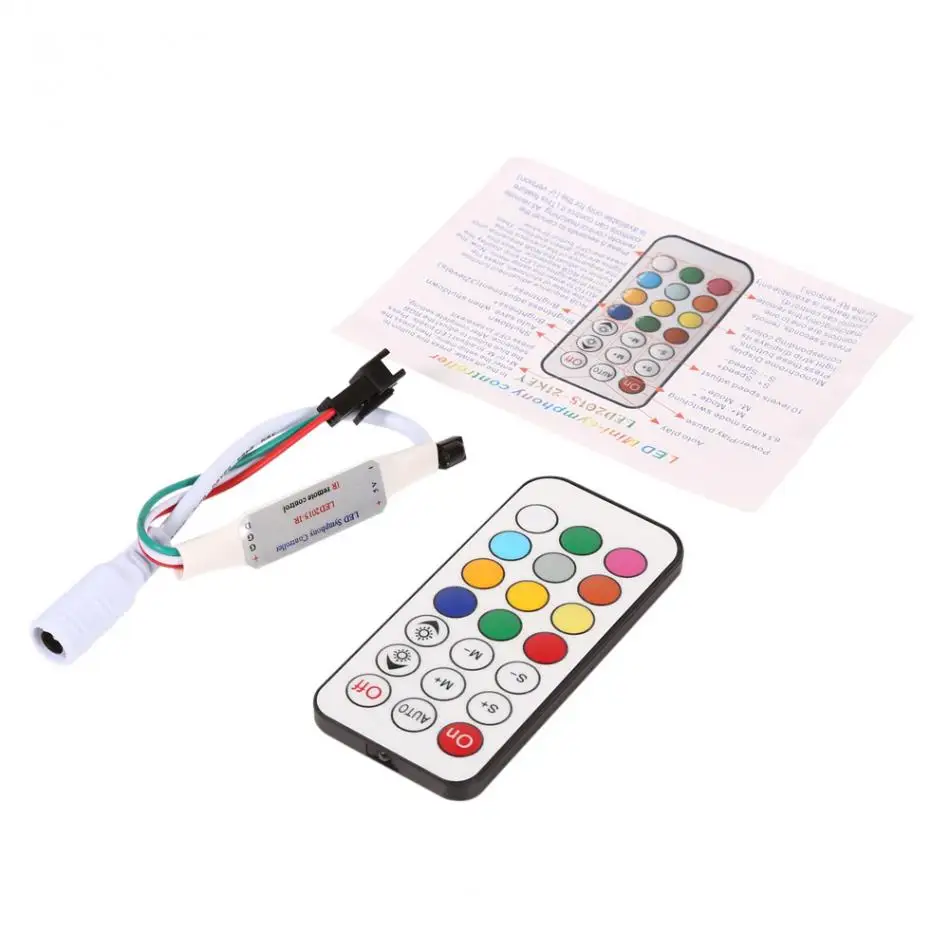 Мини 21 клавиша LED RGB контроллер беспроводной пульт дистанционного управления для