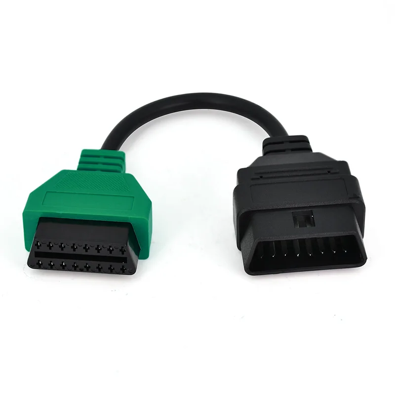 3 шт./лот для Fiat Ecu Scan адаптер разъем Fiatecuscan OBDII ODB2 EOBD 16 Pin кабель Fiat|Кабели и