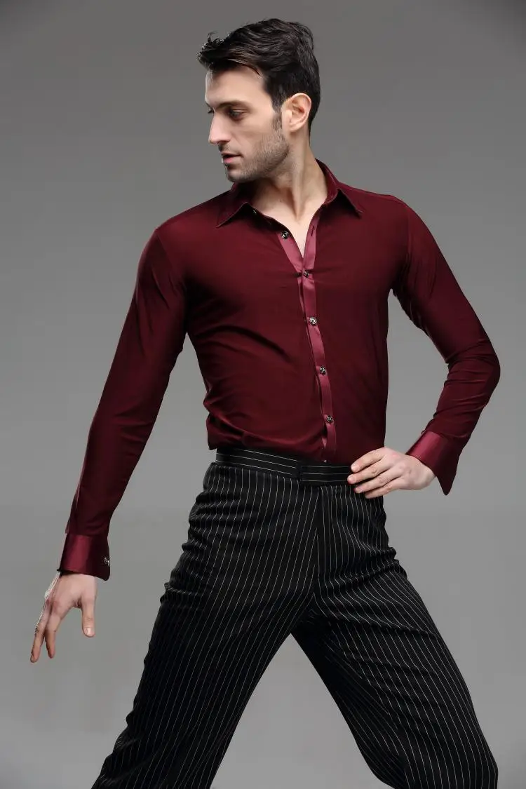 Бесплатная доставка Высокое качество красный цвет мужские бальные современные