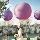 1 шт., 36 дюймов, цветной Гелиевый шар большие воздушные шары из латекса для украшения дня рождения, свадьбы, вечеринки, детский гигантский шар