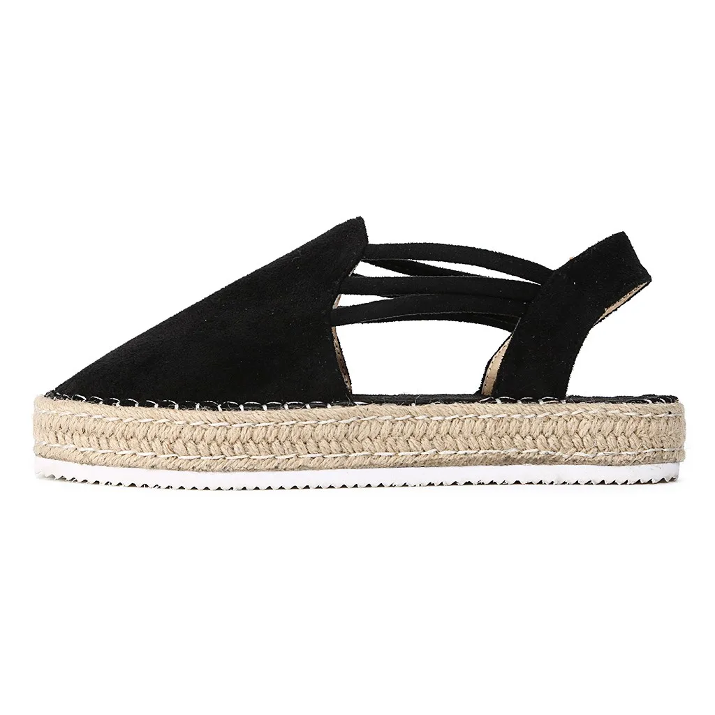 Женская повседневная обувь на танкетке 2019 г. Летняя женская плоской подошве