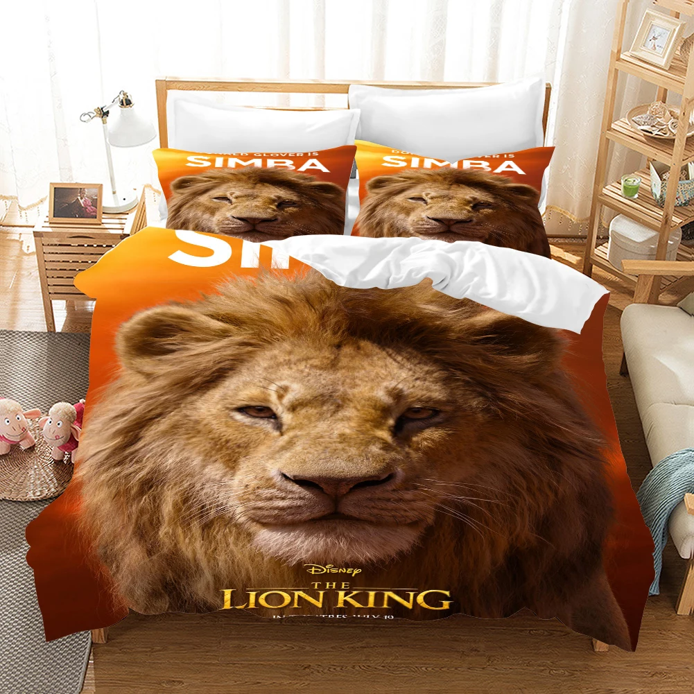 Король Лев Simba 3d комплект постельного белья, пододеяльник, постельное белье, Комплект постельного белья, одеяло, Комплект постельного белья s, постельное белье(без простыни