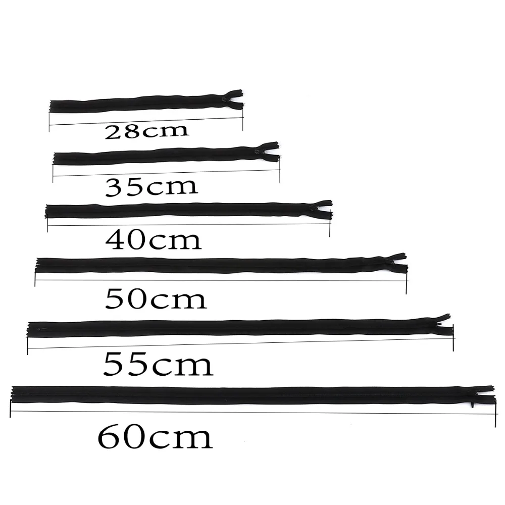 Молния нейлоновая сделай сам для шитья одежды 10 шт. ширина 3 # 2 см 28 35 40 50 55 60