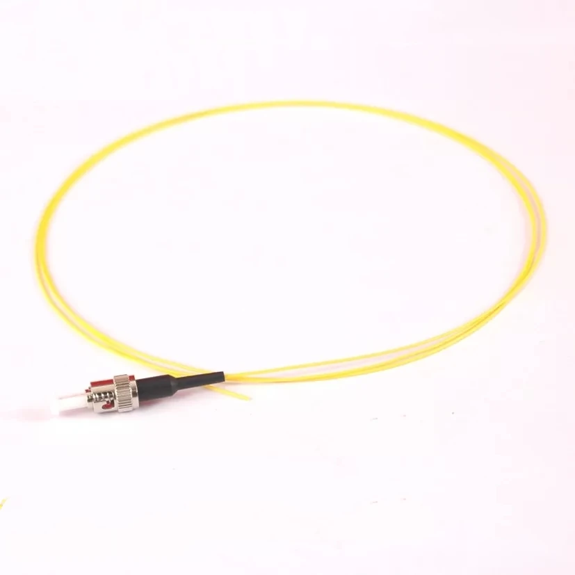 50pcs ST fiber pigtails 0.9mm SM ST/UPC ST/APC 1m 1.5m 2mtr optical fibre pigtail yellow cable 9/125um ftth free Shipping ELINK | Мобильные