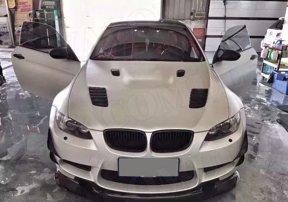 3 серии передний бампер Боковая Отделка канаты разветвители спойлер для BMW E90 E92 E93