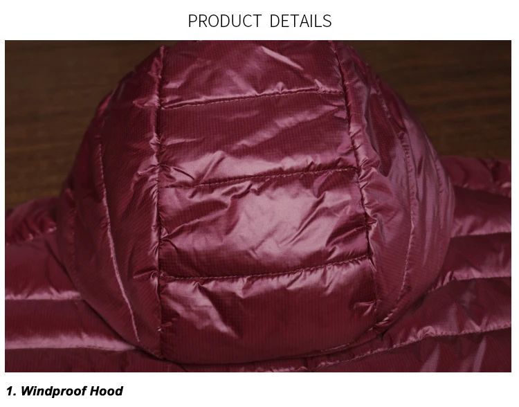 Mens Fashion Winter Jackets Ultra Light Windproof 90% White Duck Down Coats Casual Autumn Portable Puffer Jackets Warm Parkas