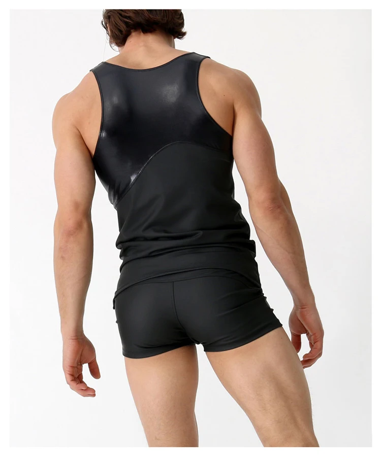 

BOYTHOR Men's short vest vest with vest and vest. Show bar night dance The private ordering