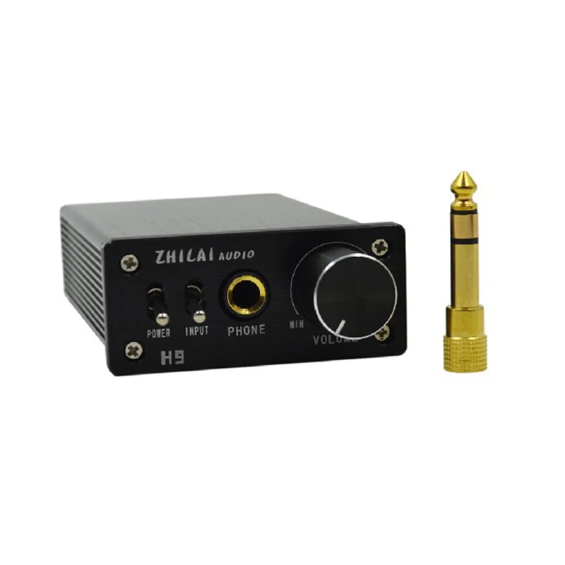2016 ZHILAI H9 DC 24 В Цифровой HIFI Усилитель Для Наушников TPA6120A2 Чип + Адаптер Plug Блок