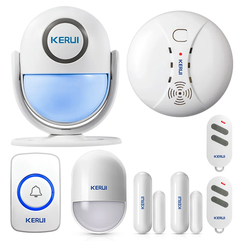 KERUI wi fi домашняя охранная сигнализация IOS/Android приложение Беспроводное управление