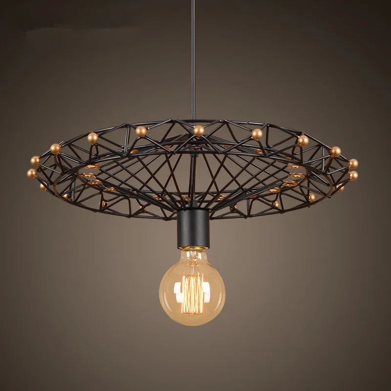 Comprare Retro Droplight Loft Personalità Creativa Ristorante Bar Americano Rurale In Ferro Battuto Industriale Ruota Panoramica Droplight