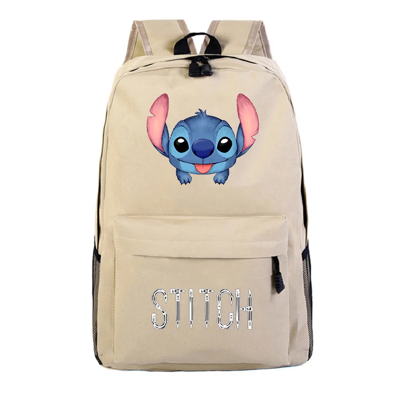 Stitch Men Women Boys Girls Laptop Bags Students Back to School Gift Backpack Fashion Beautiful Popular Pattern Travel Rucksack - Цвет: 8