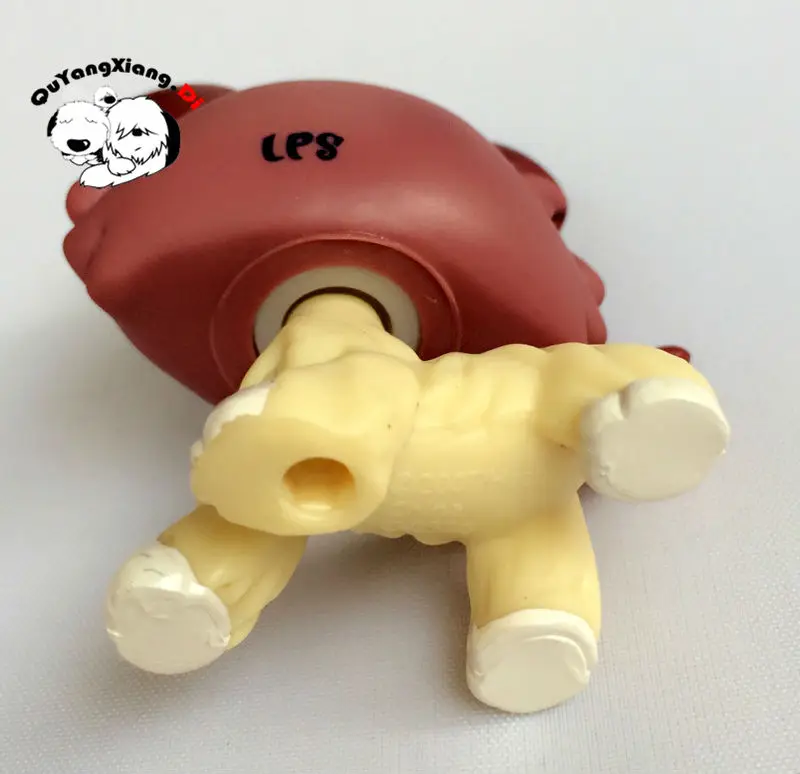 CWG013 Pet Shop животного желтовато-коричневый раза фигурку собаки милый щенок - купить