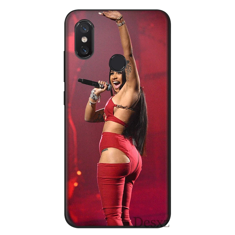 Чехол для мобильного телефона Desxz силиконовый чехол Xiaomi Redmi Note 4 4X 5 6 7 Pro 5A Prime Cardi B |