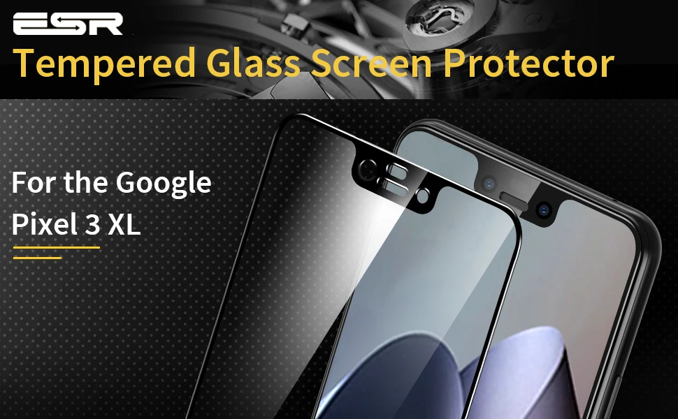 2 шт./лот ESR Защита экрана для Google Pixel 3& 3XL стеклянная Передняя пленка 3X крепкое полное покрытие закаленное стекло для Google Pixel 3XL