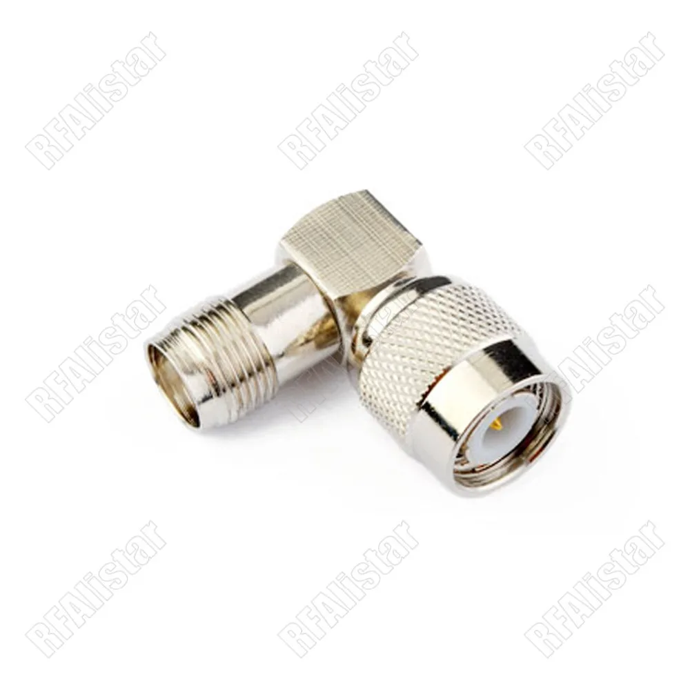 30 шт. TNC Female to Male Right Angle RF Adapter коаксиальный Латунный разъем для wifi|Соединители| |