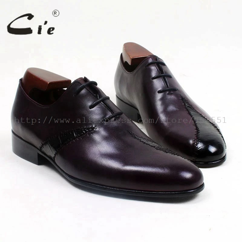 Cie/Повседневные Дышащие мужские оксфорды ручной работы из натуральной телячьей