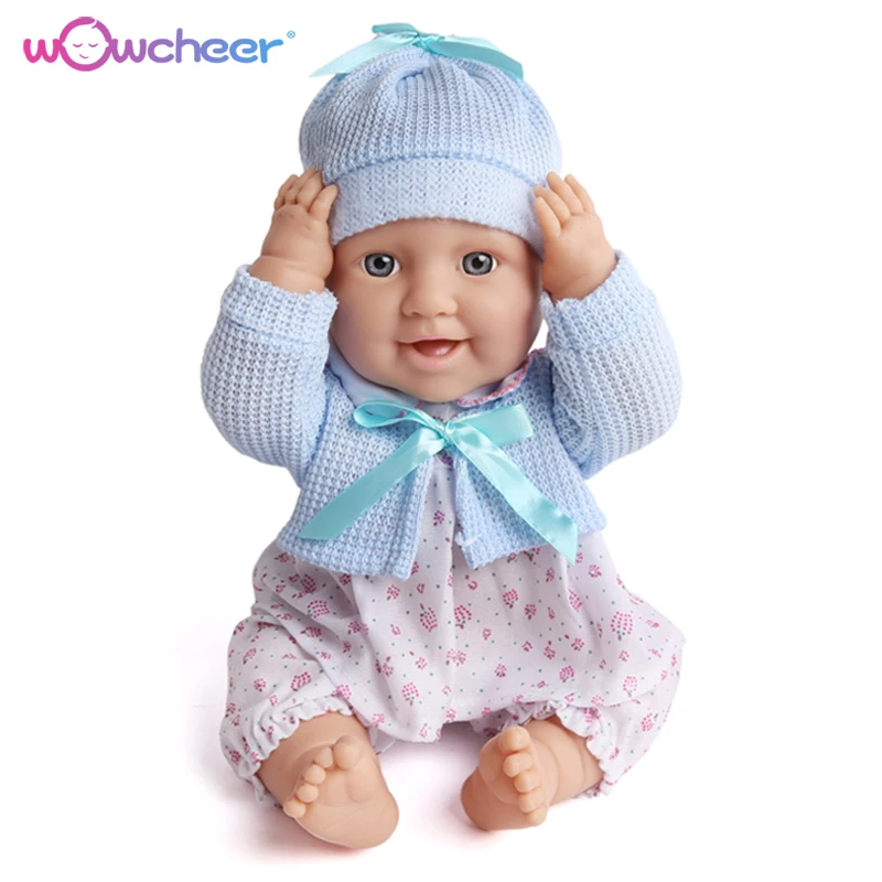 Кукла новорожденная WOWCHEER силиконовая виниловая детская игрушка для игрового