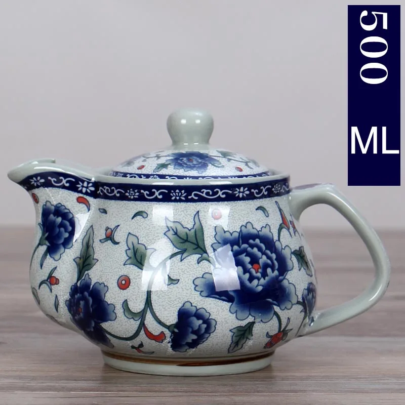 Цзиндэчжэнь керамика чайный горшок Синий и белый фарфор Samll чайные горшки с