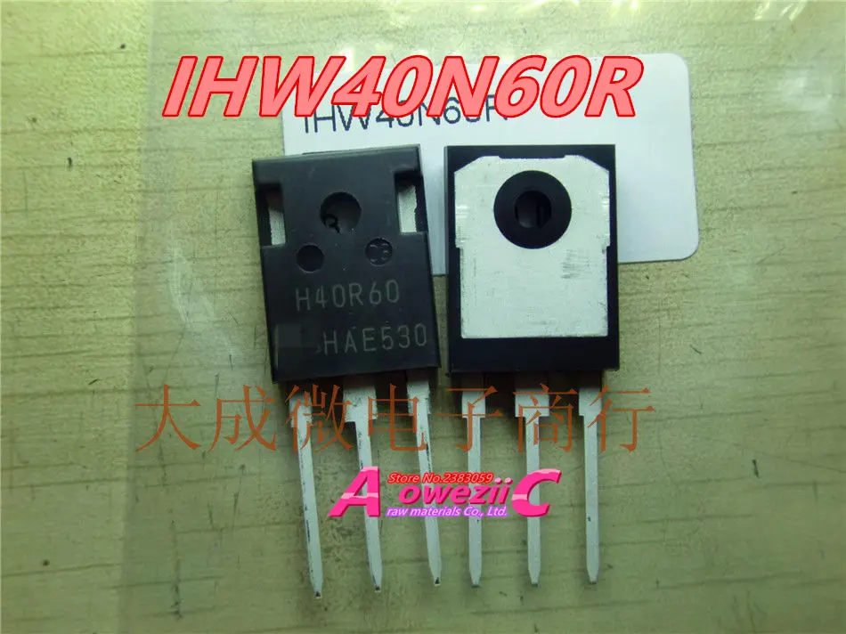 

Aoweziic 2017 + 100 новая импортная оригинальная трубка IHW40N60R H40R60 TO-247 IGBT 40 А 600 в