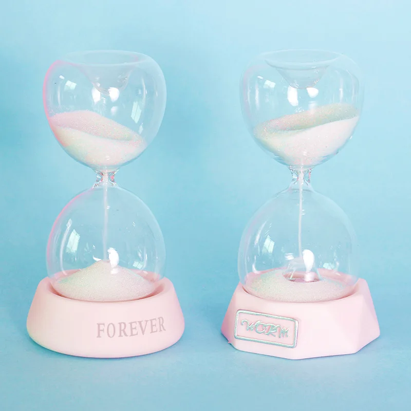 Nordic Sand glass Hour Timer 50 Seconds с подсветкой украшения для детской комнаты дома аксессуары