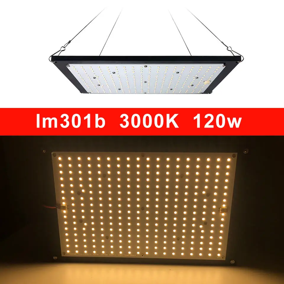 120w 3000K Московский сток Светодиодный светильник для выращивания lm301b 288 шт. чип полный спектр 240 Вт samsung 3000 K, 660nm красный Veg/Bloom state Meanwell драйвер - Испускаемый цвет: 120w 3000K