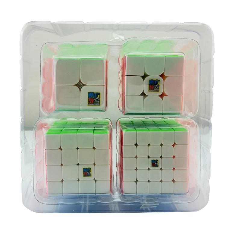 Набор магических кубиков 4 шт. 2x2x2 3x3x3 4x4x4 5x5x5|Головоломки| |