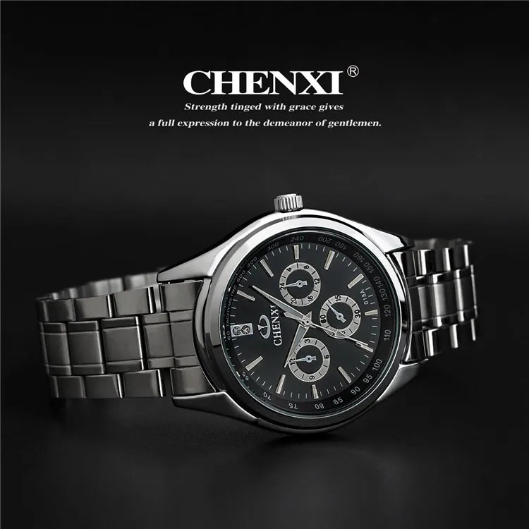 Модные Роскошные брендовые классические романтические часы CHENXI из нержавеющей