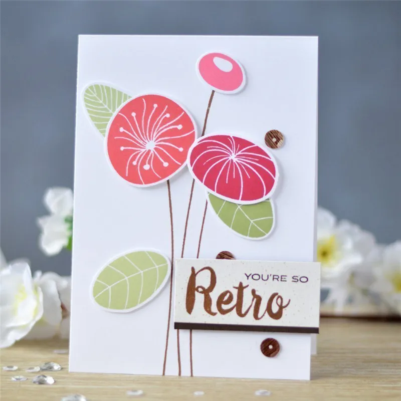 YaMinSanNiO Circle Flower Leaf Metal Cutting Dies Stamps and Beautiful Letter Scrapbooking Decorative Embossing DIY Stencil | Дом и сад