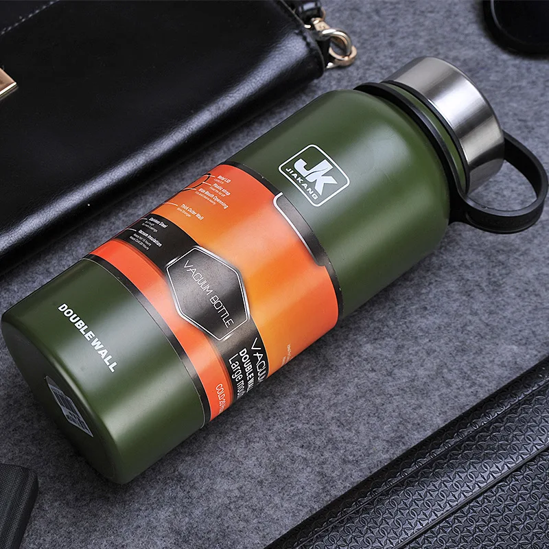 600 1500 мл бутылка для воды Черный Кофе термо вакуумная колба бутылки|water cup|cup bottlebottle