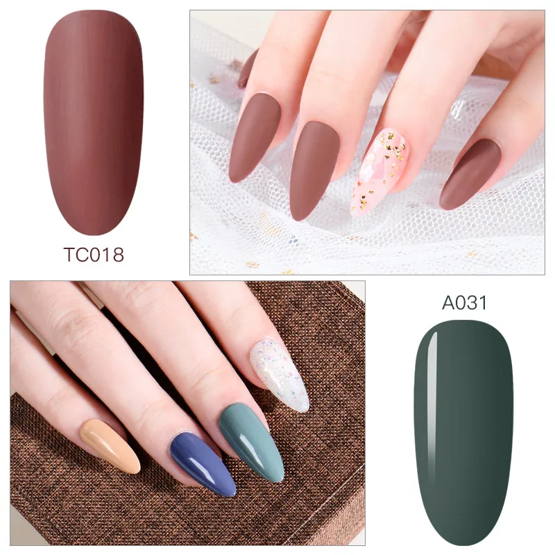 Матовый Гель-лак Lucky Color 7 мл полуперманентный УФ-лак для ногтей светодиодная