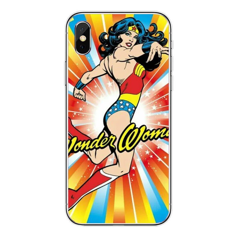 Чехол для Телефона DC comic TV wonder woman прозрачный чехол iPhone 11Pro XS Max 7 5 5s SE 6 7Plus XR мягкий