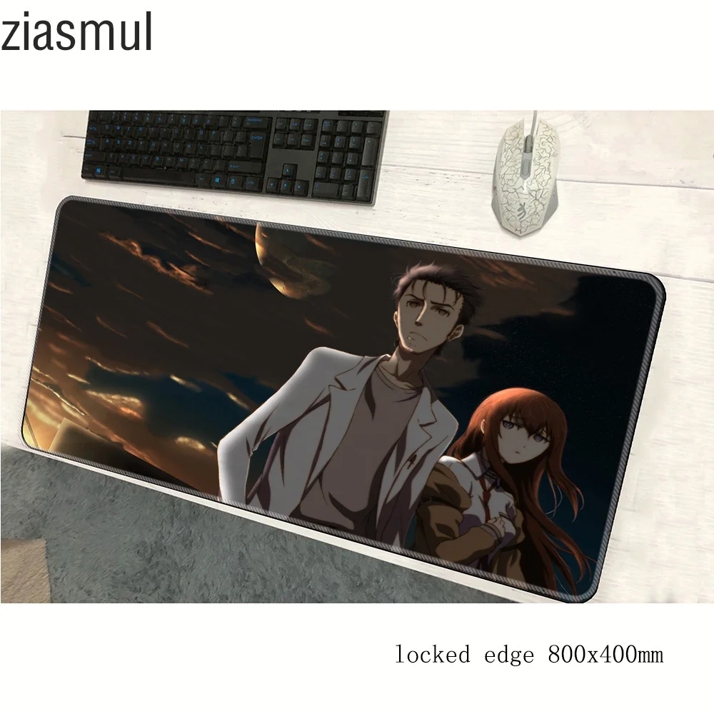 Steins Гейт padmouse 800x400x3 мм игровой коврик для мыши профессиональный геймер