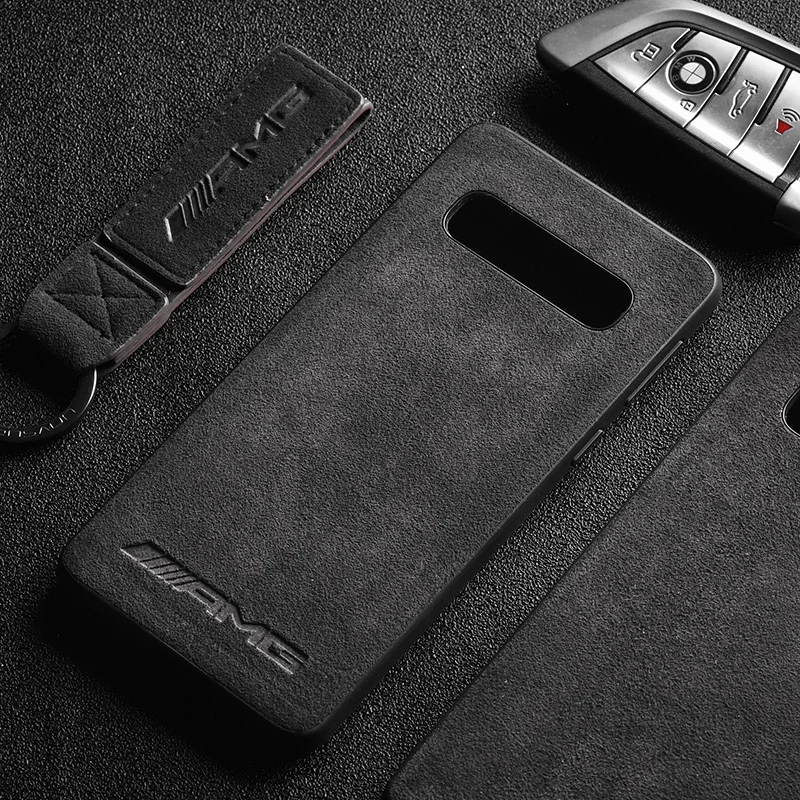 Автоспорт AMG Мощность Роскошный кожаный чехол для телефона чехол для samsung Galaxy S10 плюс S10E S8 S9 плюс автомобильный брелок с логотипом, кожаные чехлы для мобильных телефонов