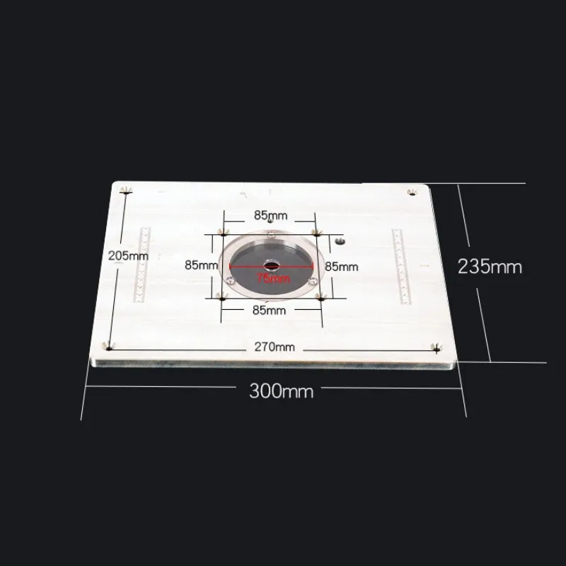 Trimming Machine Flip Plate Engraving Electric Wood Milling Guide Table Chamfering Board Woodworking Work Bench | Инструменты
