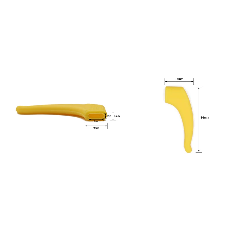 Color_max 1 пара удобных солнцезащитных очков силиконовые противоскользящие ушные