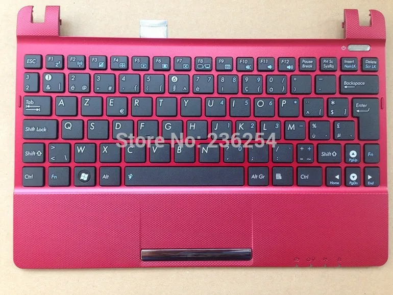 BE Belgium клавиатура для Asus EeePC SeaShell X101H X101CH Черный/белый/Mei-красный с C корпусом