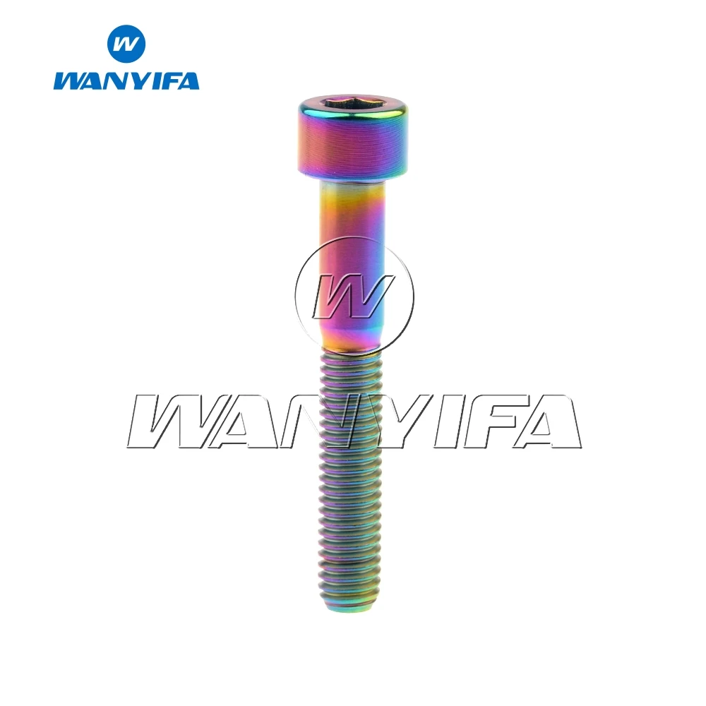 Титановый &quotWanyifa&quot болты M6x 10 15 16 18 20 25 30 35 40 45 50 55 60 65 мм шестигранные с