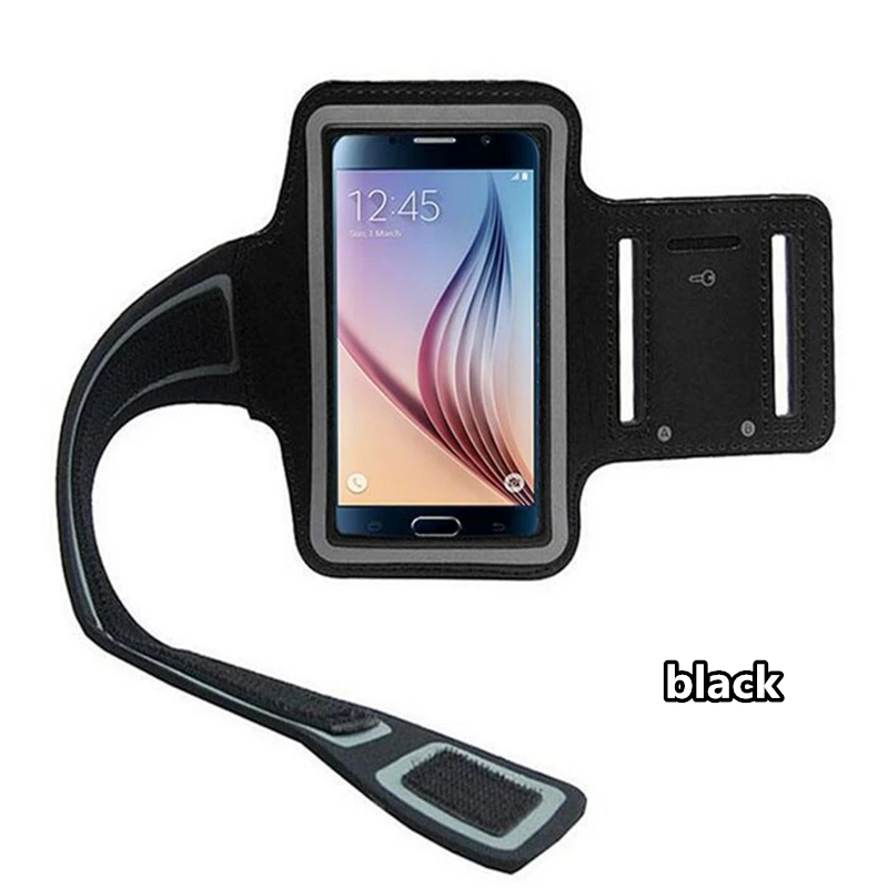 black SYCASE 5,1 inch Gym чехол для samsung S5 S6 S7 S8 спортивные нарукавная повязка для бега сумка для P10 держатель телефона Универсальный нарукавный спортивный чехол Чехол - Цвет: black