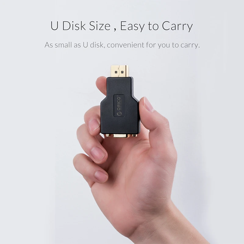 ORICO 1080P DisplayPort to HDMI совместимый DVI VGA адаптер 4K 60Hz DP папа к Женский для проектора ТВ