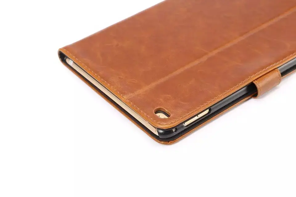 Роскошный кожаный чехол для iPad Mini 4 Чехол книжка с подставкой и магнитной