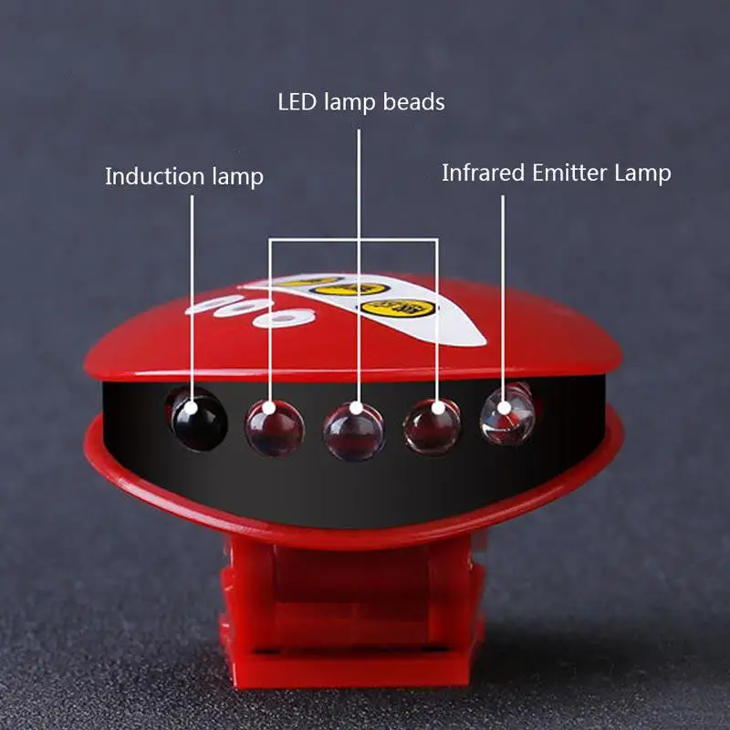 LED Intelligent Sensor Cap Light Usb Charging Night Fishing Clip Lamp Lithium Battery Smart Gear | Спорт и развлечения