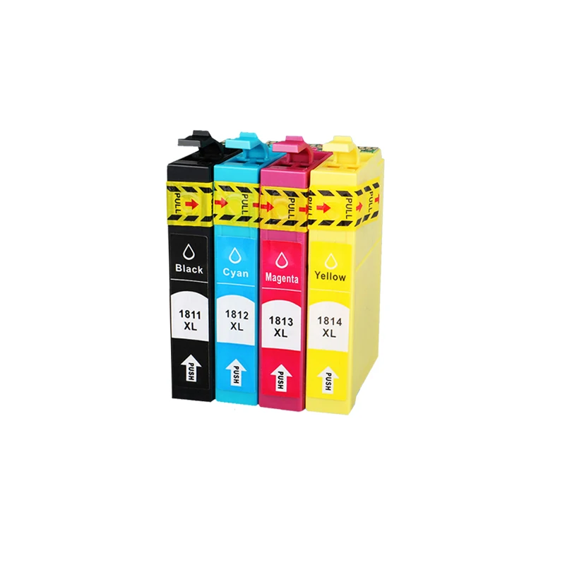 8 шт. T1811 T1812 T1813 T1814 для картриджей Epson 1811 Expression Home XP 312 315 102 202 205|ink cartridge for epson|cartridge