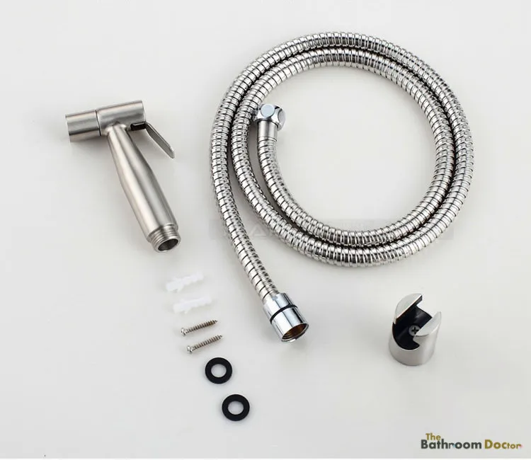 Ручной распылитель для биде из нержавеющей стали спрей душа Душ Shattaf матовый