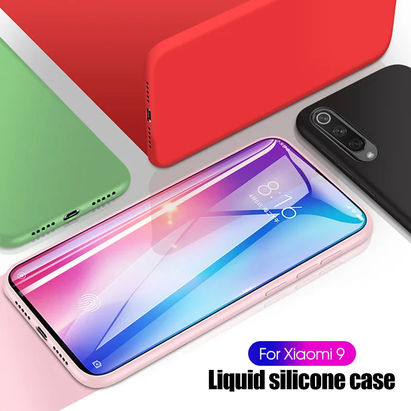Цветной чехол для телефона Xiaomi Mi 9 9T 8 Lite Pro Explorer SE A2 Mi6X Mi9T жидкий силиконовый